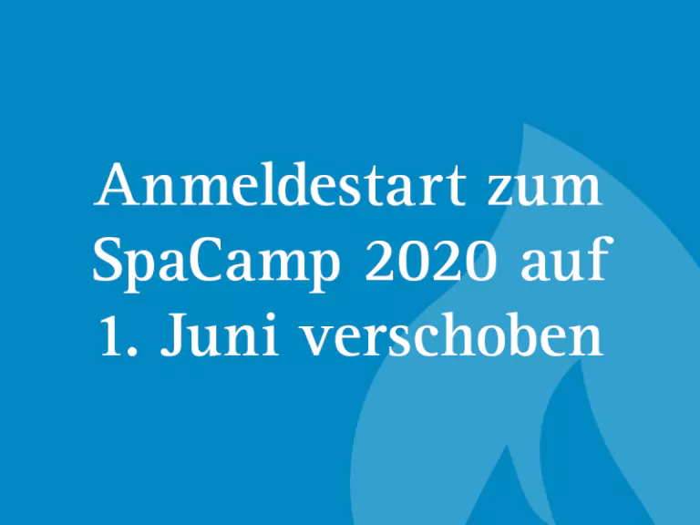 Verschiebung Anmeldestart SpaCamp 2020 auf 1. Juni. Foto: SC