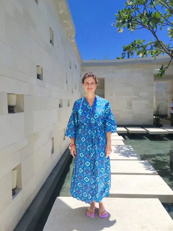 Die Vorfreude bei Franka Hänig, auch internationale Orte, wie hier das Spa des Six Senses Uluwatu auf Bali wieder zu besuchen, ist bereits groß. Foto: Hänig