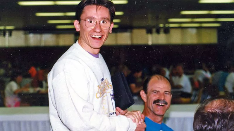 Angesteckt mit dem Wellness-Virus beim ersten Besuch der amerikanischen National Wellness Conference 1990. Foto: Lutz Hertel