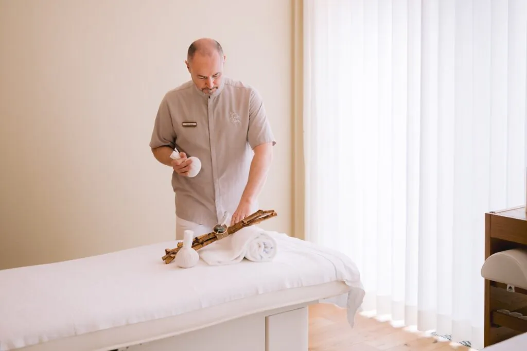 Mitarbeiterbekleidung für Spa & Wellness; Foto: Seezeitlodge