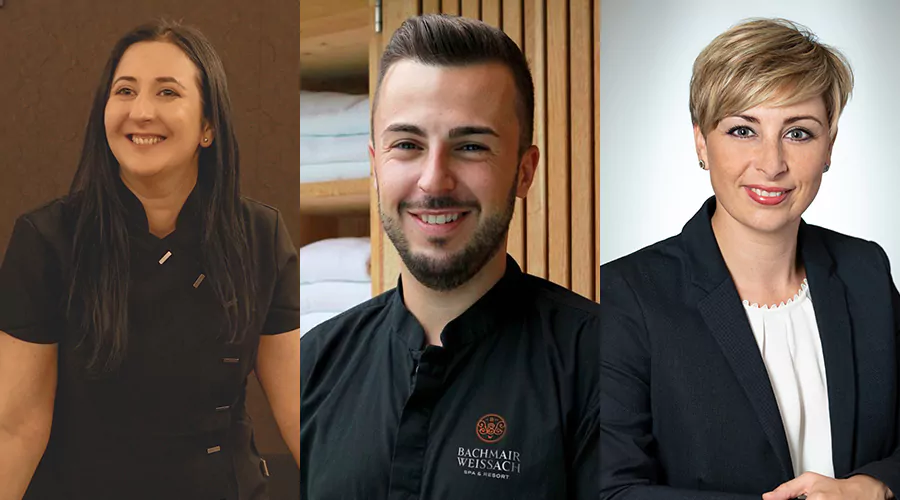 Die Nominierten zum Young Spa Award 2021: Monika Breitsameter, Marco Fleissner und Nadine Türpe. Foto: SC