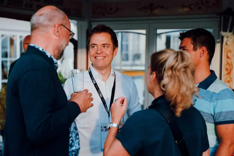 Networking beim SpaCamp "SummerCamp" 2022, Foto: Jasmin Walter