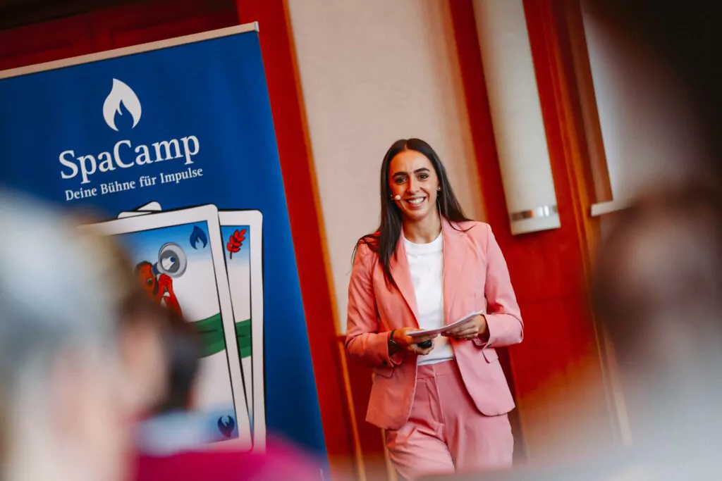 Marilena Grünfelder beim SpaCamp 2022 Nordsee. Foto: Jasmin Walter