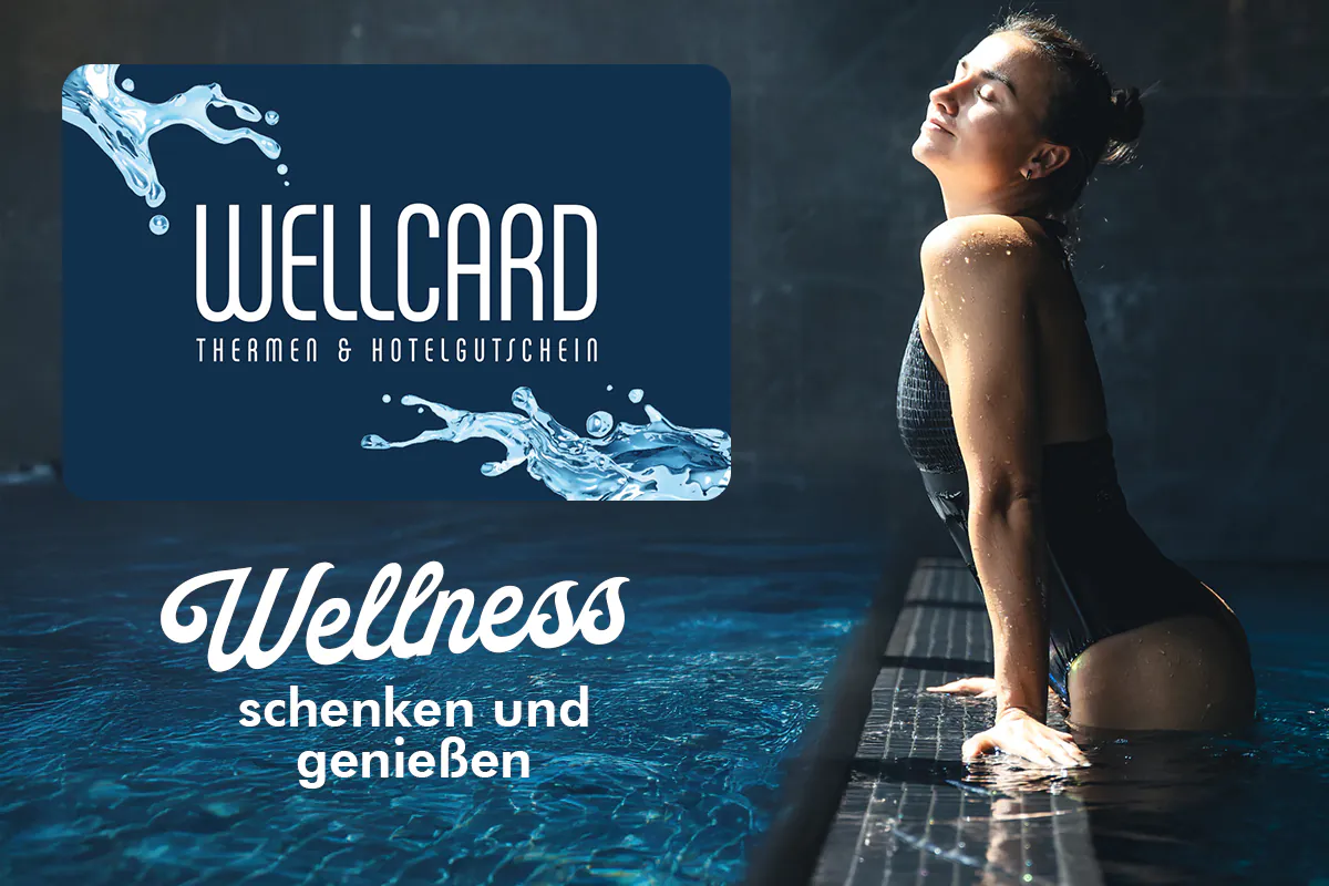 Wellness ist das schönste Geschenk. Ganz einfach mit der WellCard. Foto: WellCard