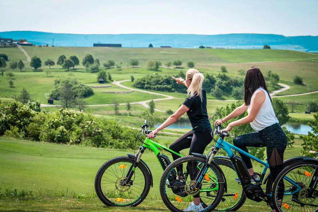 Ausfahrt mit dem E-Bike im Rahmen der Workation. Foto: Öschberghof