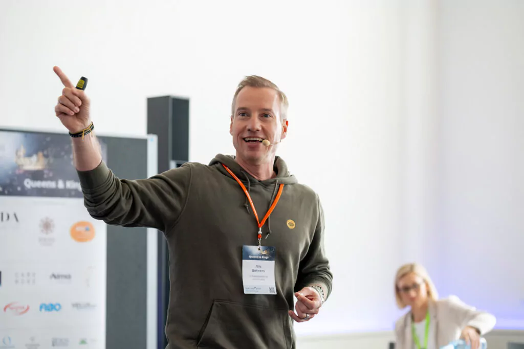 "Future Health- & Wellness-Trends in der Hotellerie" mit Nils Behrens. Foto: SpaCamp/Lukas Geu