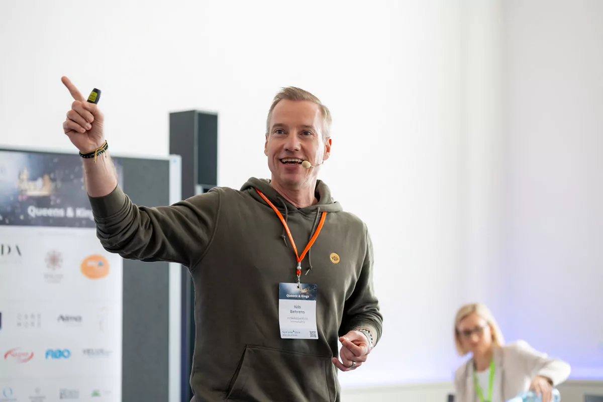 "Future Health- & Wellness-Trends in der Hotellerie" mit Nils Behrens. Foto: SpaCamp/Lukas Geu
