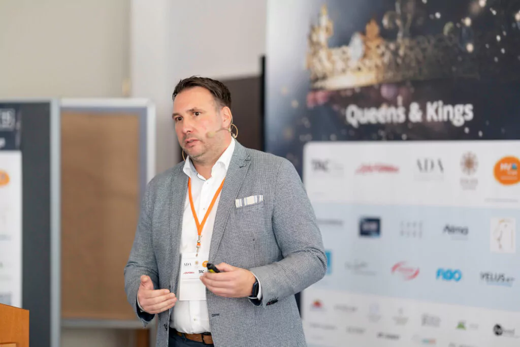 "Zwischen Hightech und High Touch" mit Björn Seidel. Foto: SpaCamp/Lukas Geu