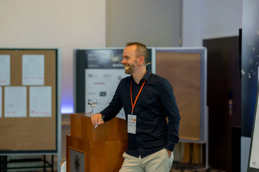"Kontext is Queen/King?" mit Tim Kahle. Foto: SpaCamp/Lukas Geu