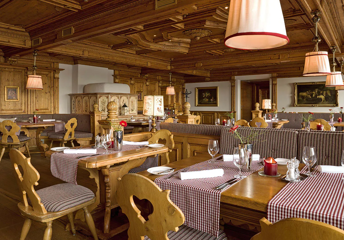 Abendessen in der Ambras-Stube am Montag. Foto: Interalpen-Hotel Tyrol