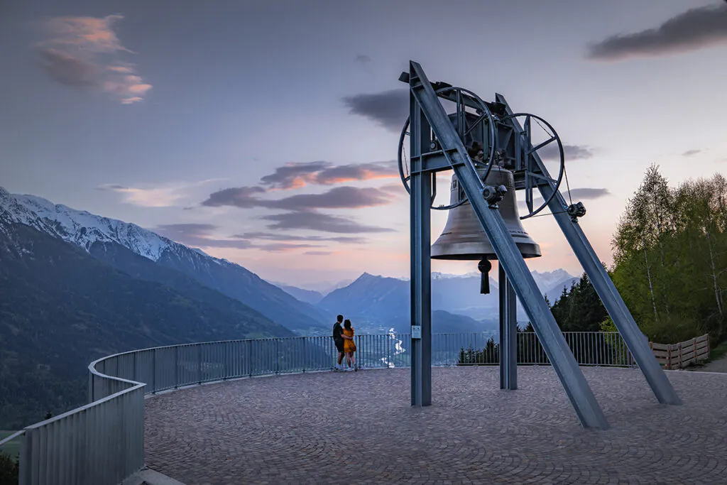 Die Friedensglocke in Mösern. Foto: Region Seefeld