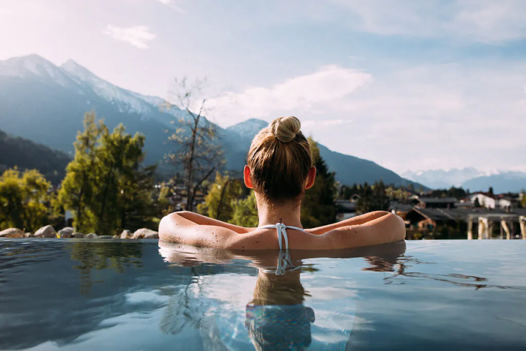 Das Spa, der Ort der Entspannung. Foto: Alpin Resort Sacher/Daniel Zanger
