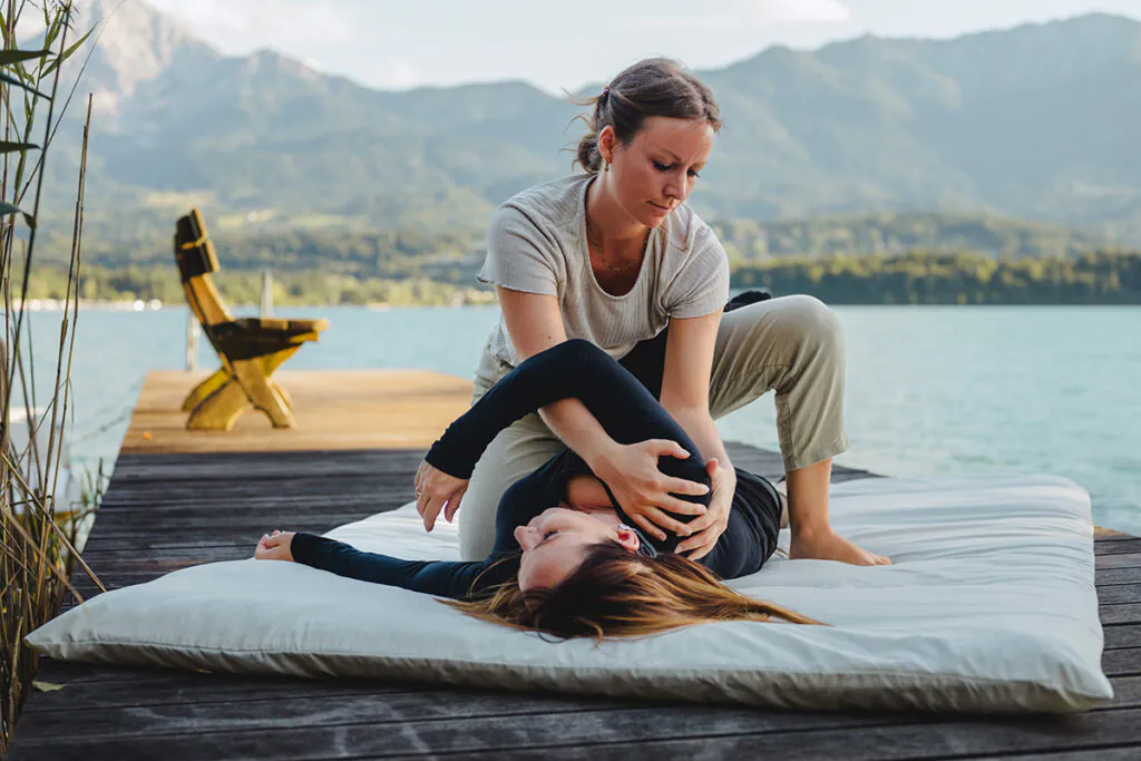 Zenthai Shiatsu. Foto: Footprint Impressions und Kleines Hotel Kärnten