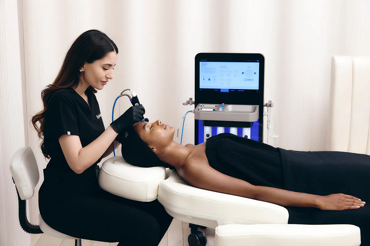 Premium-Gesichtsbehandlung HydraFacial. Foto: HydraFacial
