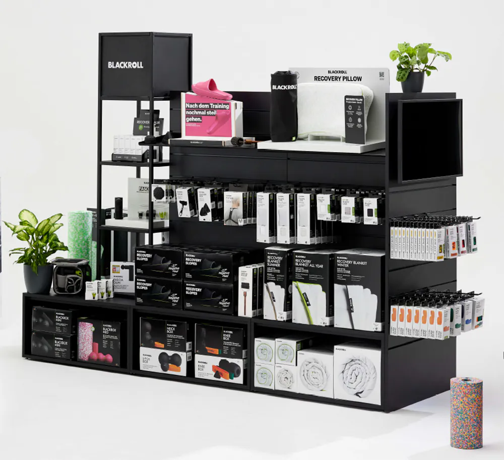 Hotelshop & Merchandise – Erholung zum Mitnehmen. Foto: BLACKROLL